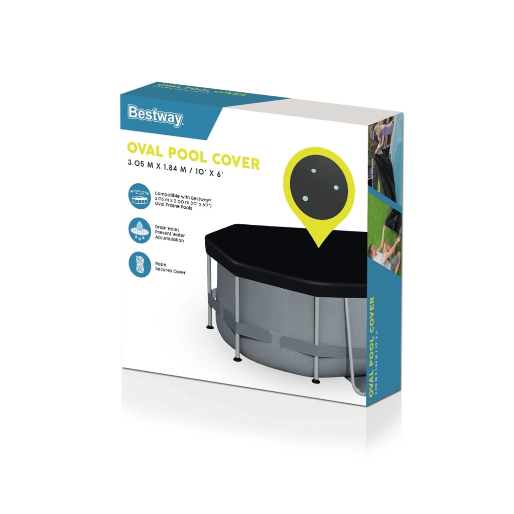 Bestway Κάλυμμα Πισίνας Flowclear 300 x 200 εκ. - Pakobazaar