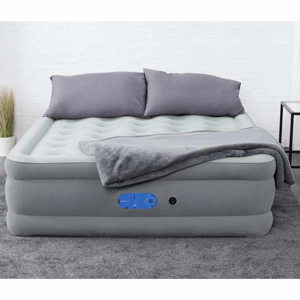 Bestway Φουσκωτό Στρώμα 2-Ατόμων AlwayzAire Γκρι 203 x 152 x 46 εκ. - Pakobazaar