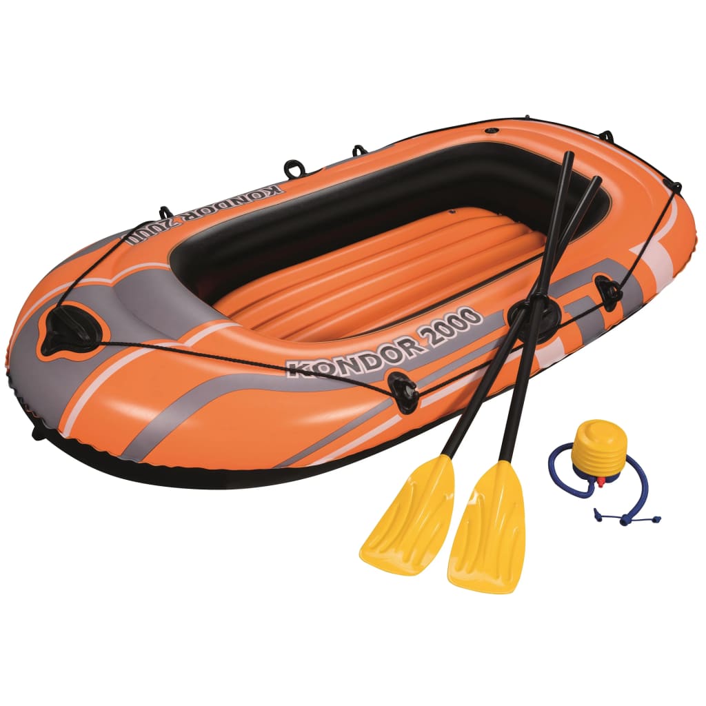 Bestway Σετ Βάρκα Φουσκωτή Kondor 2000 Set 188 x 98 εκ. 61062