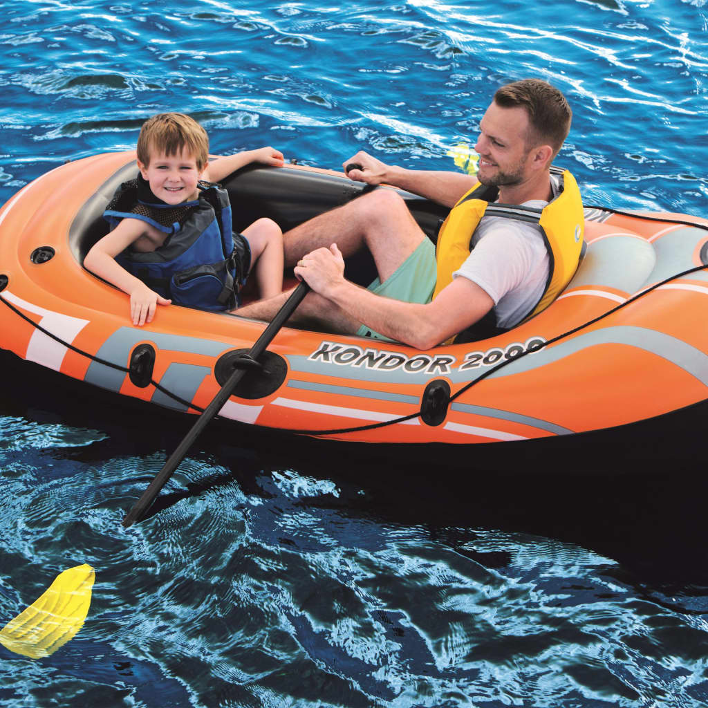 Bestway Σετ Βάρκα Φουσκωτή Kondor 2000 Set 188 x 98 εκ. 61062