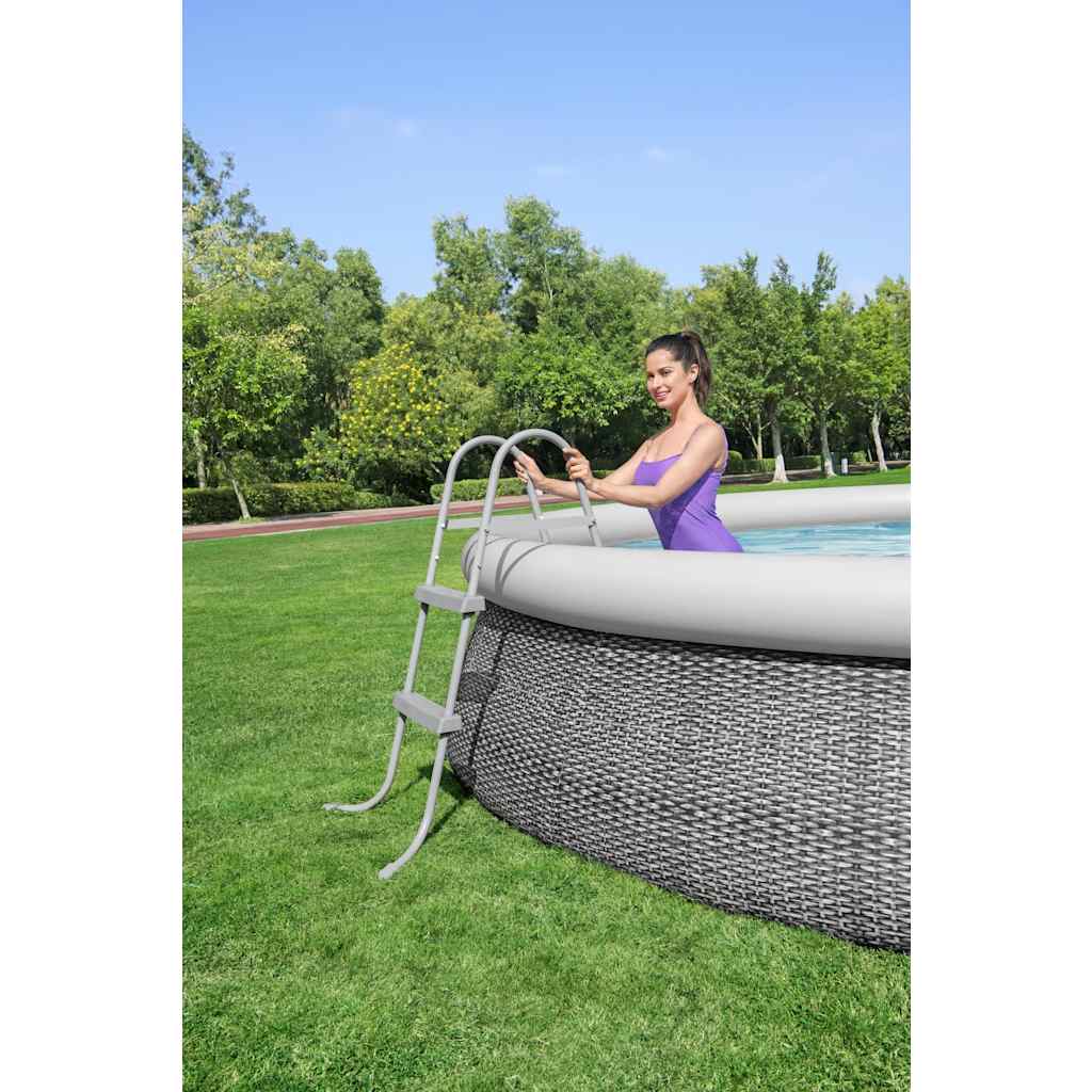 Bestway Σκάλα Πισίνας με 2 Σκαλοπάτια Flowclear 84 εκ. - Pakobazaar