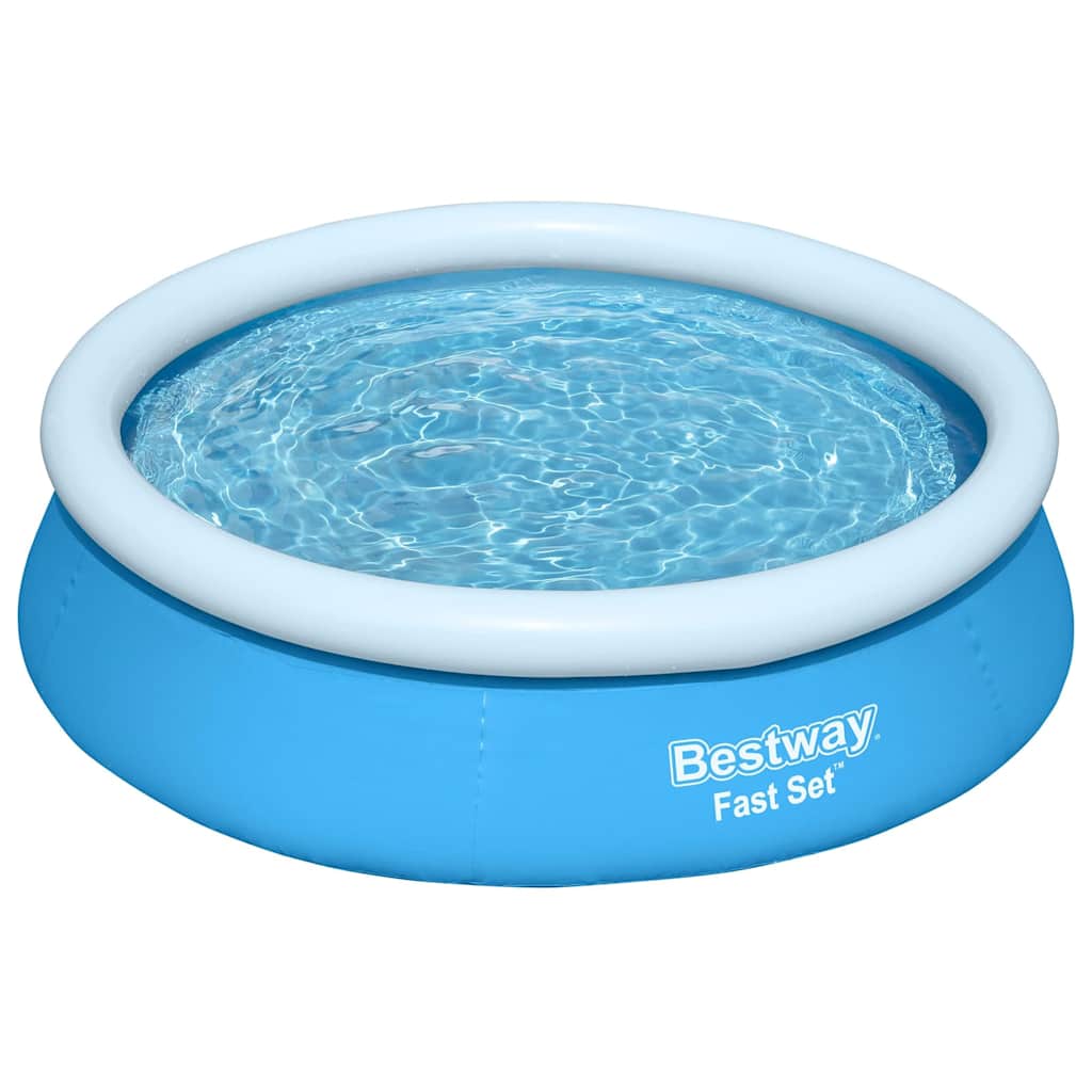 Bestway Πισίνα Φουσκωτή Στρογγυλή Fast Set Μπλε 183 x 51 εκ.