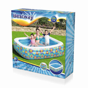 Bestway Παιδική Πισίνα Φουσκωτή Μπλε 229 x 152 x 56 εκ. - Pakobazaar