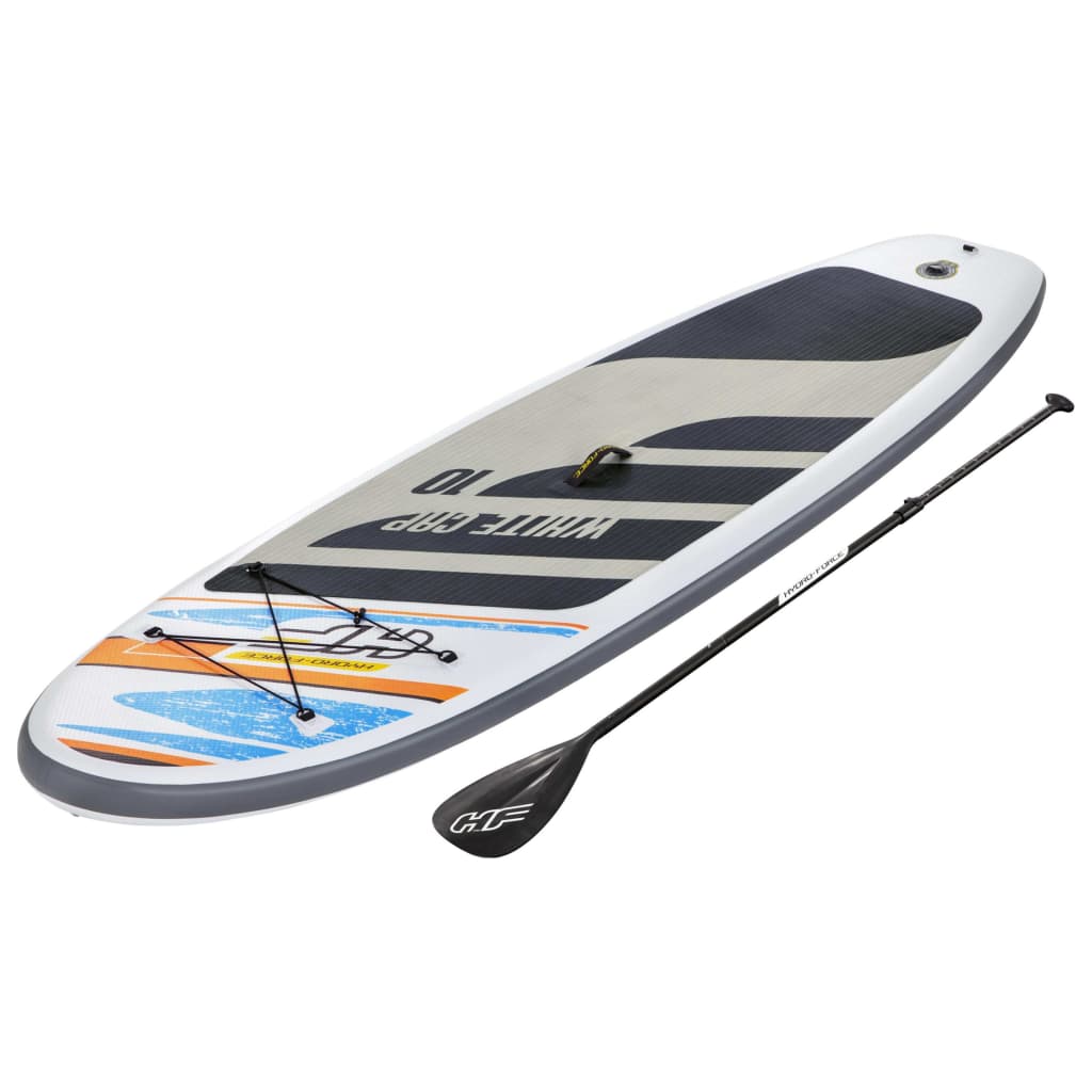 Bestway Hydro-Force Σανίδα SUP White Cap Set Φουσκωτή 305x84x12 εκ. - Pakobazaar