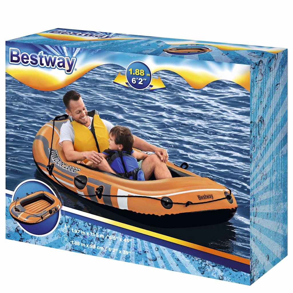 Bestway Βάρκα Φουσκωτή Kondor 2000 188x98 εκ.