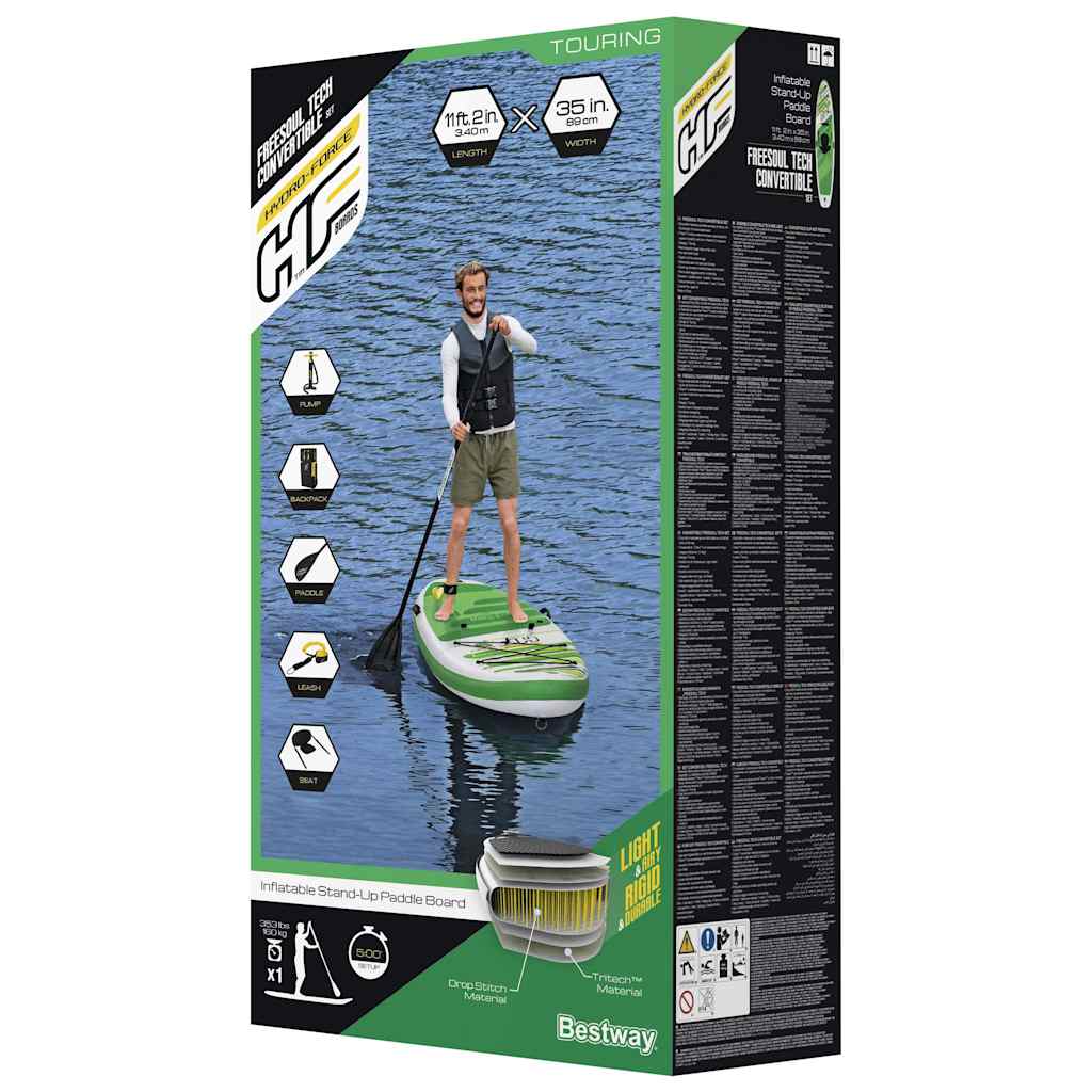 Bestway Hydro-Force Σανίδα SUP Freesoul Tech Convertible 340x89x15 εκ.