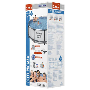 Bestway Σετ Πισίνας Steel Pro MAX 366 x 100 εκ. - Pakobazaar