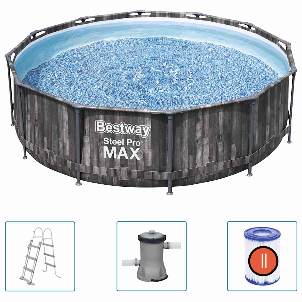 Bestway Σετ Πισίνας Steel Pro MAX 366 x 100 εκ.
