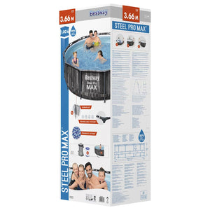 Bestway Σετ Πισίνας Steel Pro MAX 366 x 100 εκ.