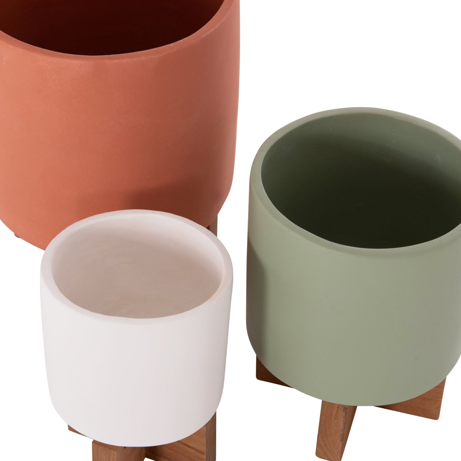 ΣΕΤ 3 ΓΛΑΣΤΡΕΣ ΜΕ TEAK ΒΑΣΕΙΣ TANTI HM4685 FIBER CEMENT ΣΕ 3 ΧΡΩΜΑΤΑ - Pakobazaar