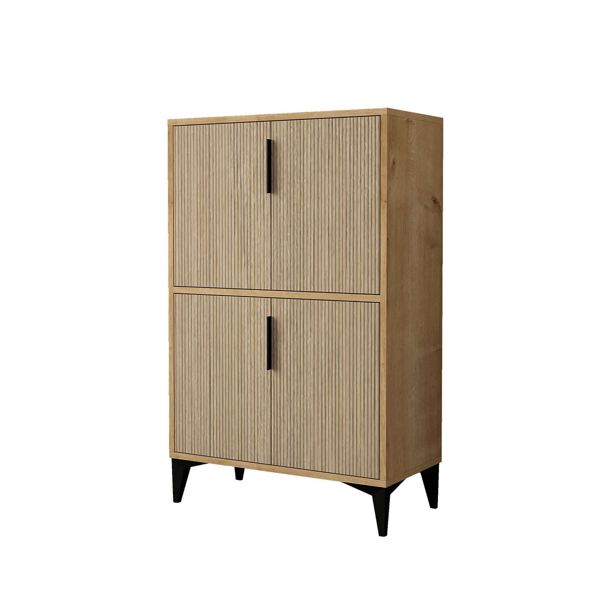 Στήλη Αποθήκευσης Mesovouni Δρυς Sapphire 72x36.5x114 εκ. Μελαμίνης