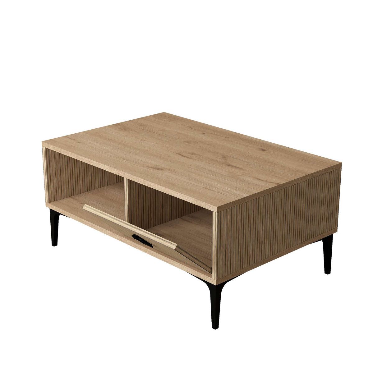 Τραπεζάκι Σαλονιού Dirfi Δρυς Sapphire 90x60x41.5 εκ. Μελαμίνης