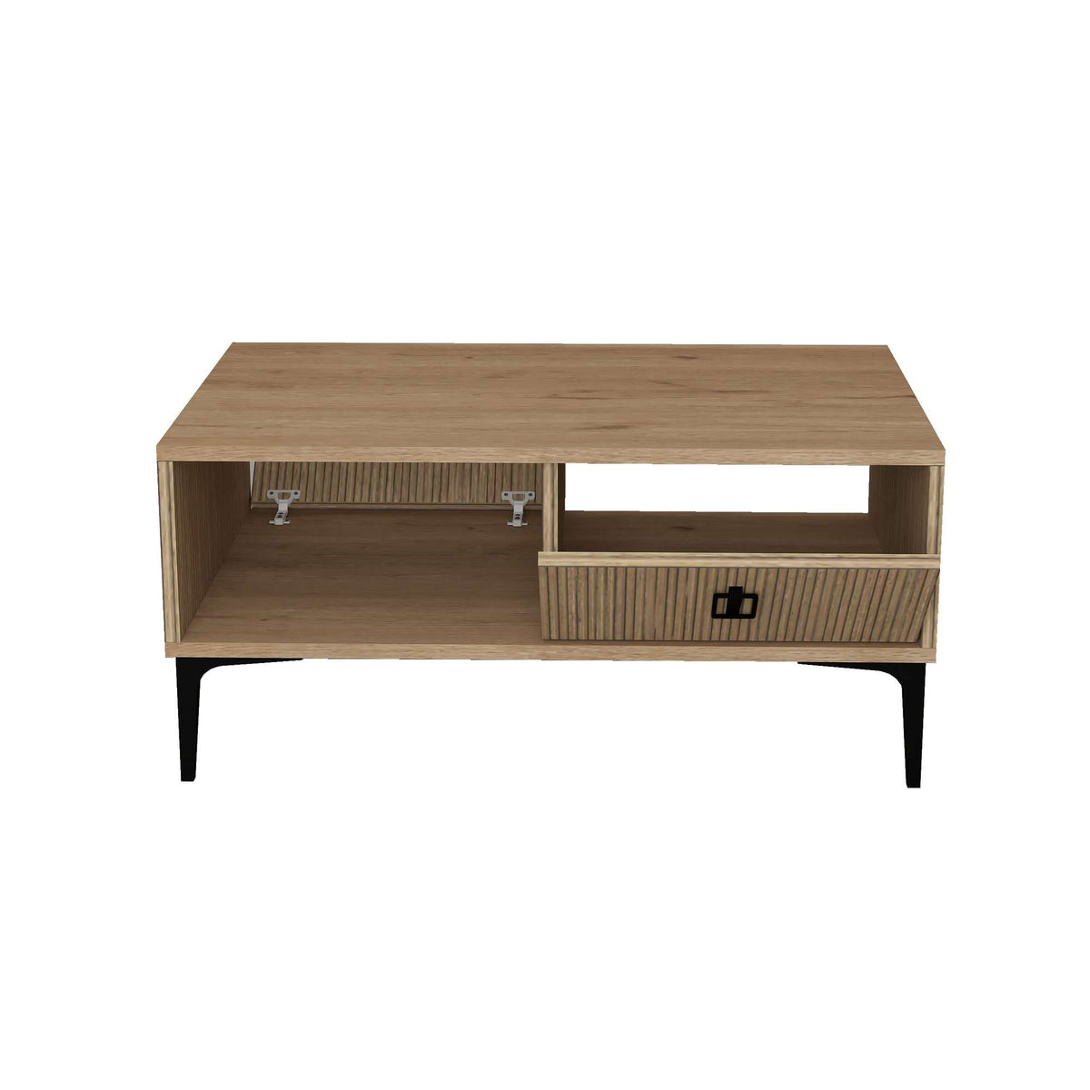 Τραπεζάκι Σαλονιού Dirfi Δρυς Sapphire 90x60x41.5 εκ. Μελαμίνης