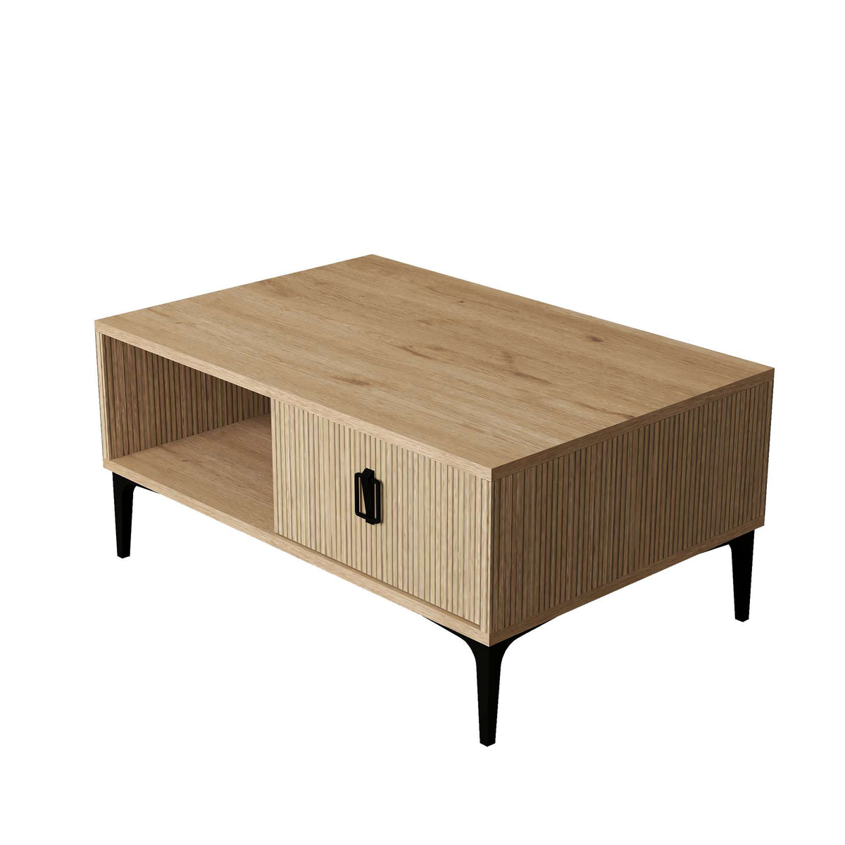 Τραπεζάκι Σαλονιού Dirfi Δρυς Sapphire 90x60x41.5 εκ. Μελαμίνης