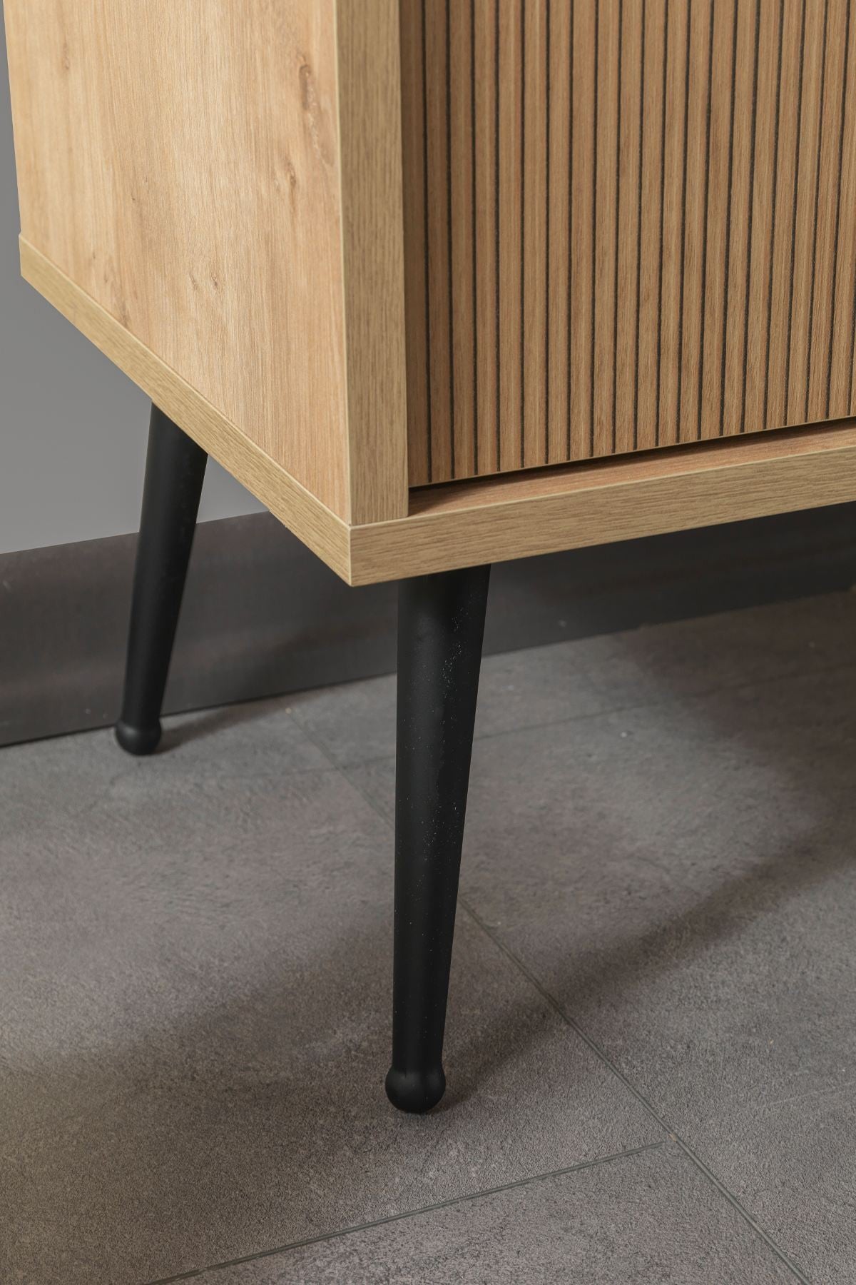 Έπιπλο Τηλεόρασης Imittos Δρυς Sapphire 100x35x60 εκ. Μελαμίνης