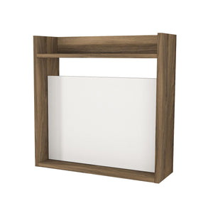 Γραφείο Lidoriki Λευκό - Καρυδί 60x49.4x60 εκ. Μελαμίνης