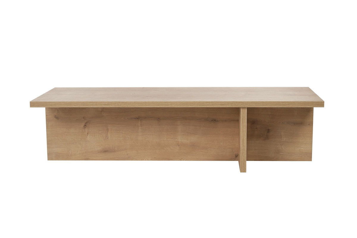 Τραπεζάκι Σαλονιού Polydroso Δρυς Sapphire 120x45x30 εκ. Μελαμίνης