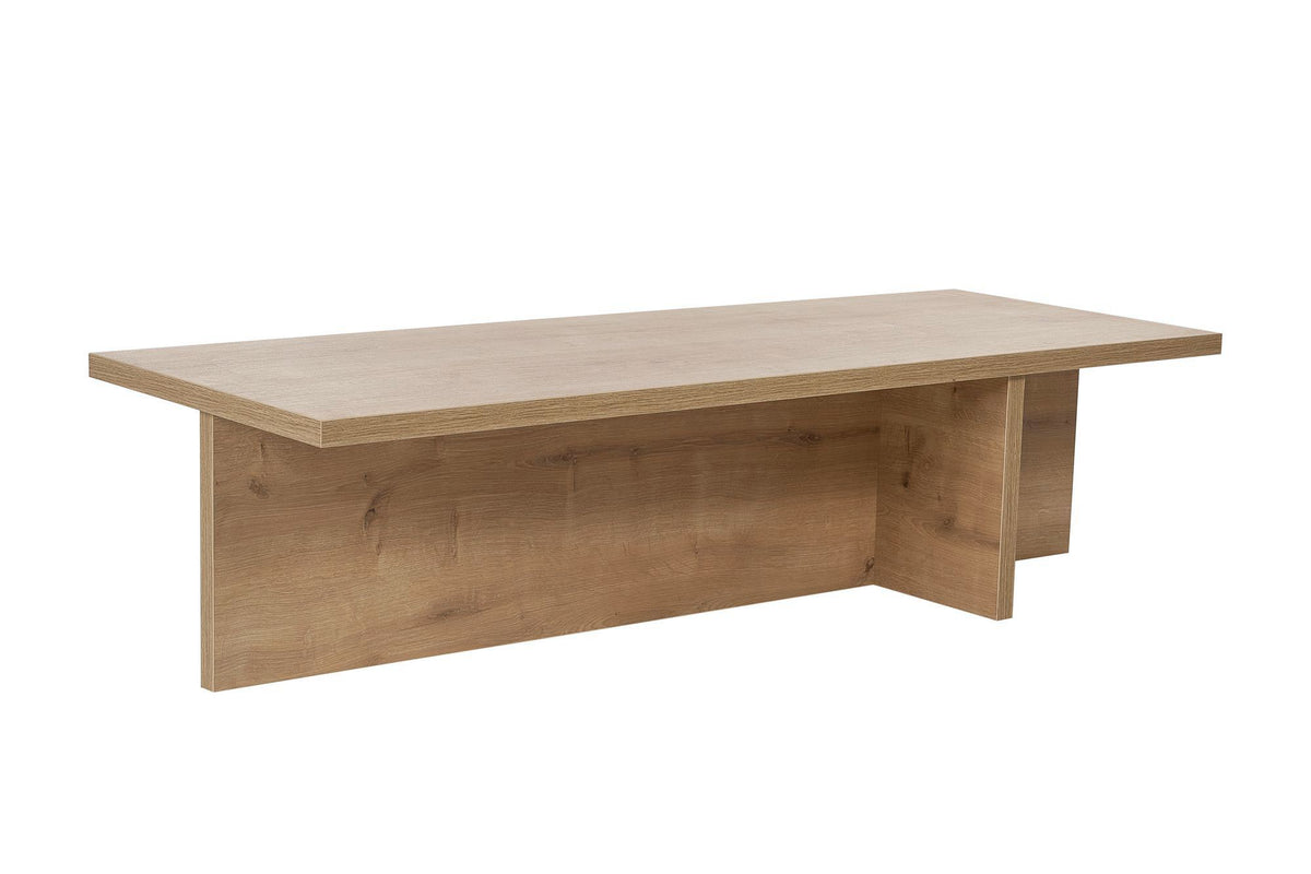 Τραπεζάκι Σαλονιού Polydroso Δρυς Sapphire 120x45x30 εκ. Μελαμίνης