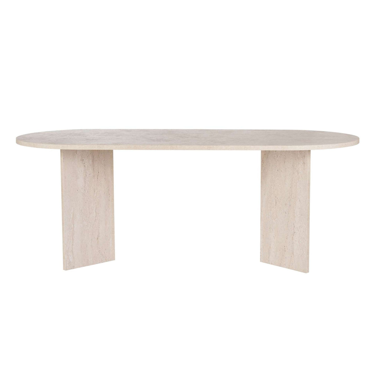 Τραπέζι Τραπεζαρίας Pserimos Travertine 200x90x75 εκ. Μελαμίνης
