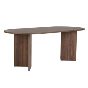 Τραπέζι Τραπεζαρίας Pserimos Καρυδί Venezia 200x90x75 εκ. Μελαμίνης - Pakobazaar