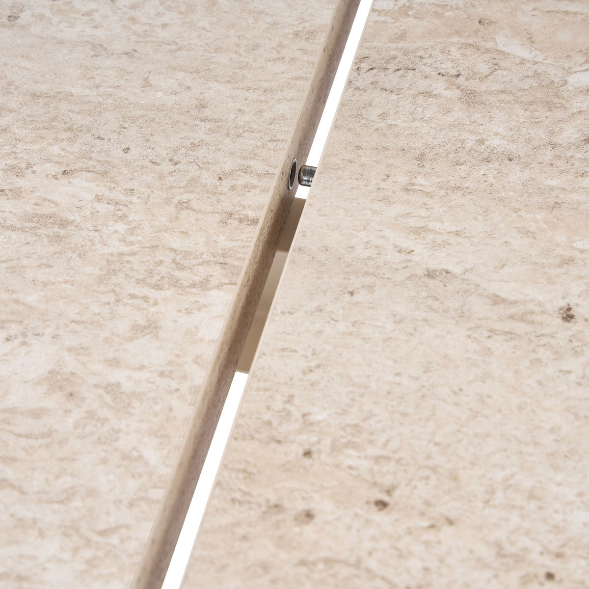 Τραπέζι Τραπεζαρίας Malona Επεκτεινόμενο Travertine 160x90x75 εκ. Μελαμίνης
