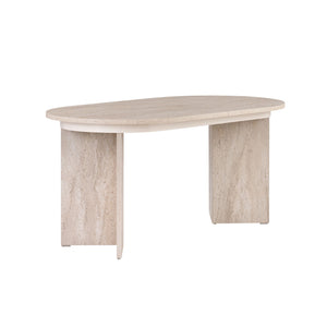 Τραπέζι Τραπεζαρίας Malona Επεκτεινόμενο Travertine 160x90x75 εκ. Μελαμίνης