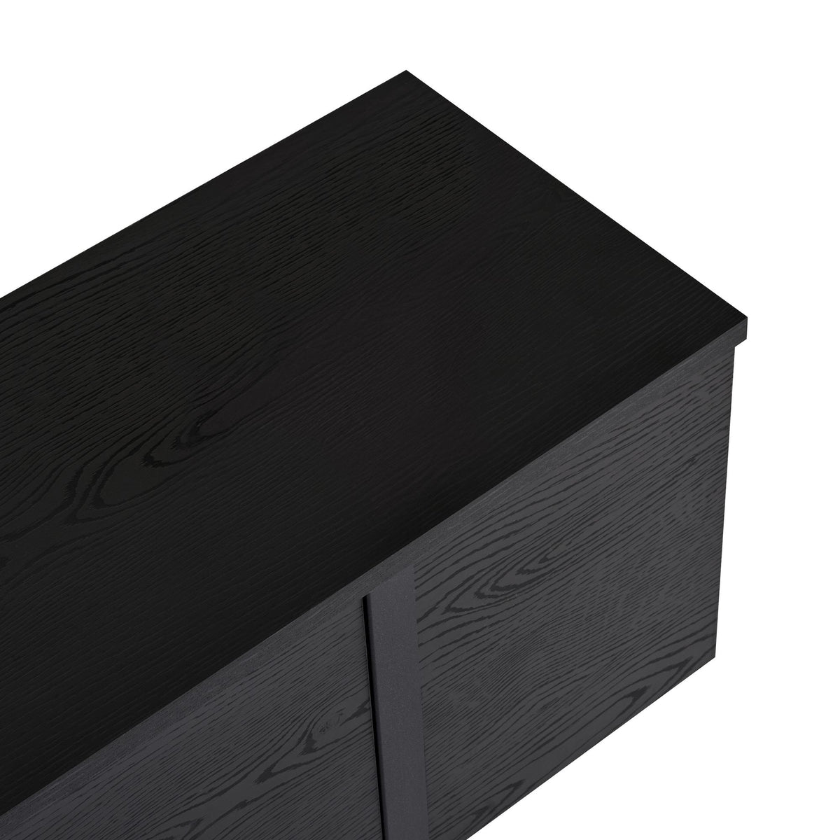 Έπιπλο Τηλεόρασης Seralia Μαύρο Ξύλο - Μαύρο 180x30x50 εκ. Μελαμίνης