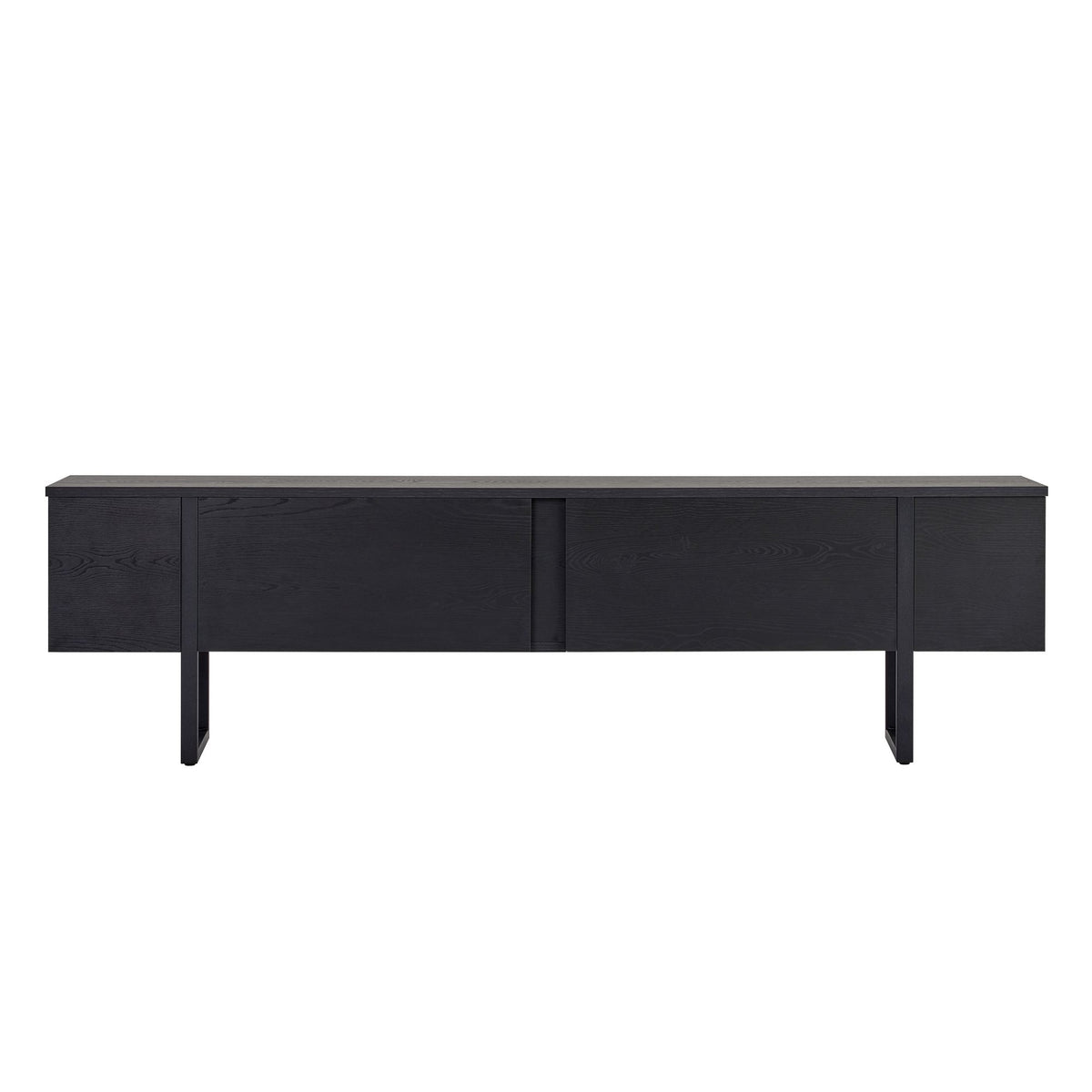 Έπιπλο Τηλεόρασης Seralia Μαύρο Ξύλο - Μαύρο 180x30x50 εκ. Μελαμίνης