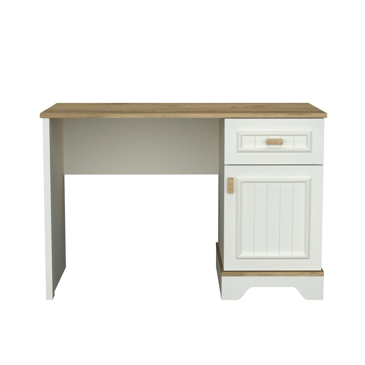Γραφείο Nestos Κρεμ - Δρυς 115x60x77.3 εκ. Μελαμίνης