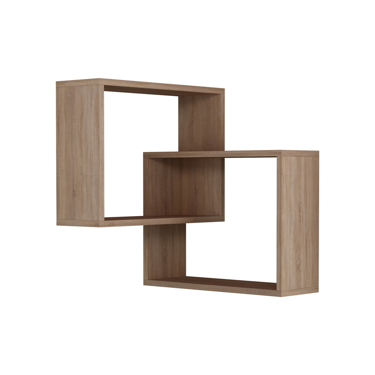 Ράφι Τοίχου Koilani Δρυς Sonoma 68x60x68 εκ. Μελαμίνης