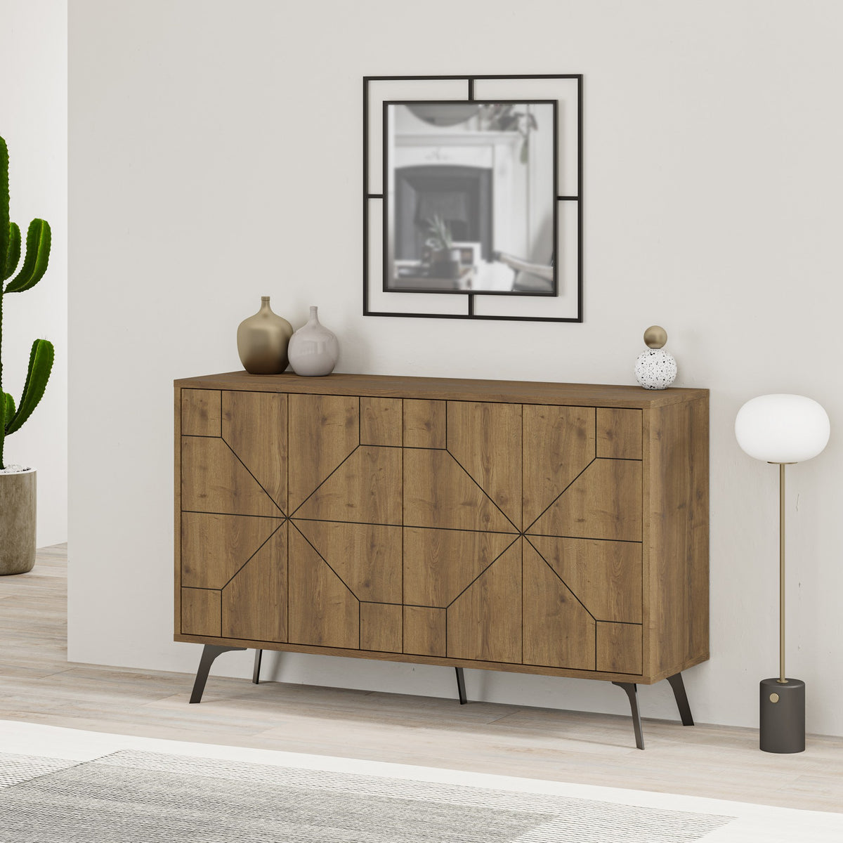 Κονσόλα Antiparos Hitit 123x35x77.4 εκ. Μελαμίνης