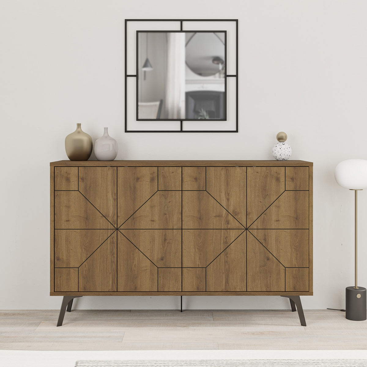 Κονσόλα Antiparos Hitit 123x35x77.4 εκ. Μελαμίνης