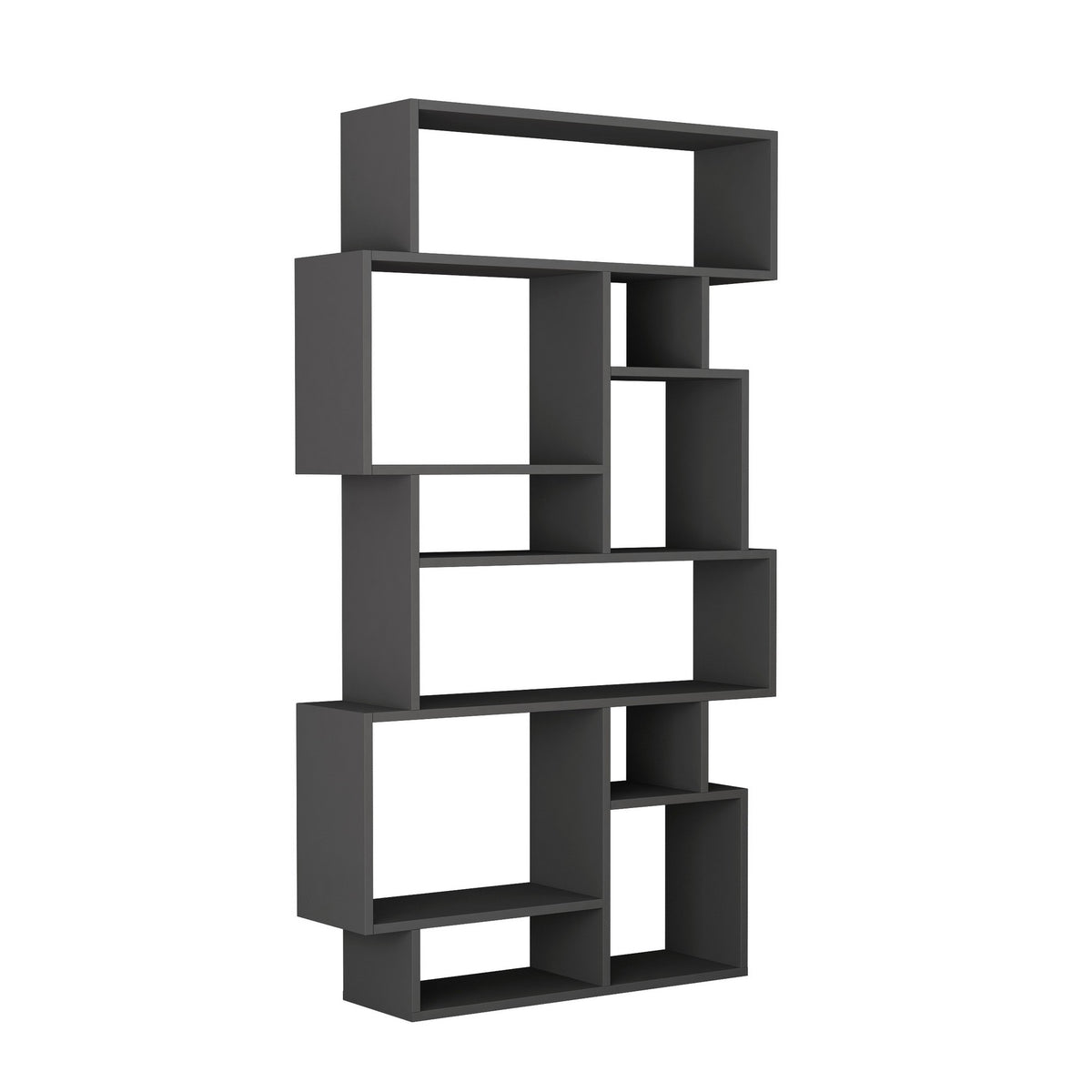 Βιβλιοθήκη Driopis Ανθρακί 96x25.5x168.5 εκ. Μελαμίνης - Pakobazaar