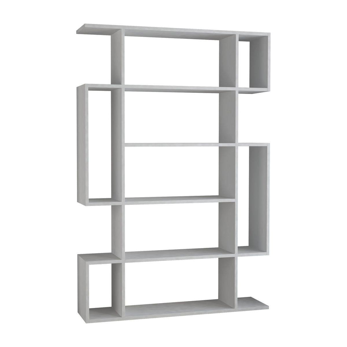 Βιβλιοθήκη Kannela Λευκό 110x25.5x161 εκ. Μελαμίνης