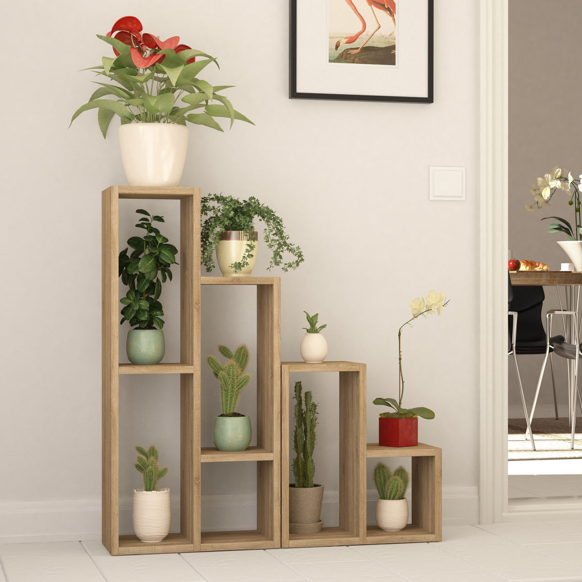Βιβλιοθήκη Chrisoupoli Δρυς 42x20x89 εκ. Μελαμίνης