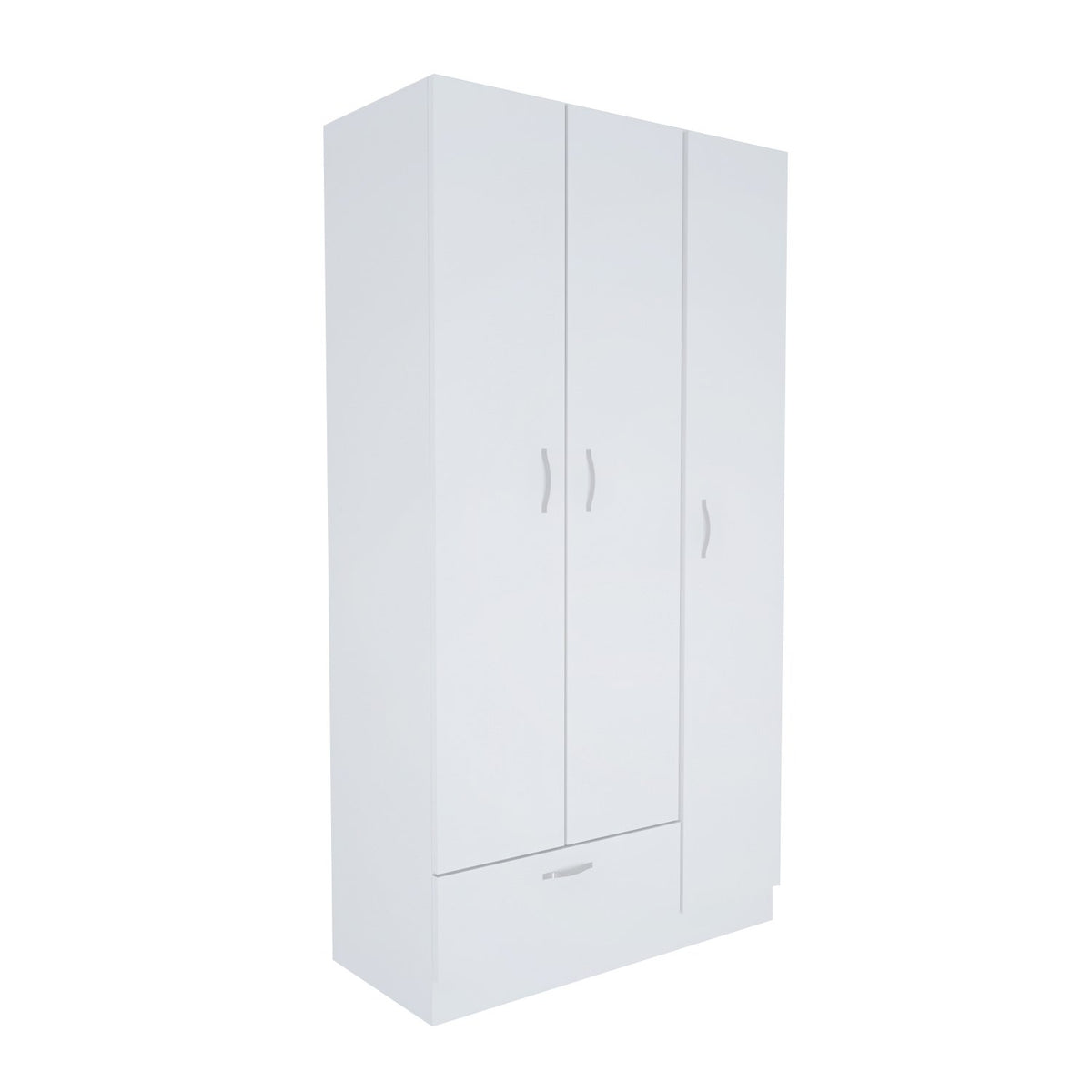Ντουλάπα Theodoriana Λευκό 90x40x170 εκ. Μελαμίνης
