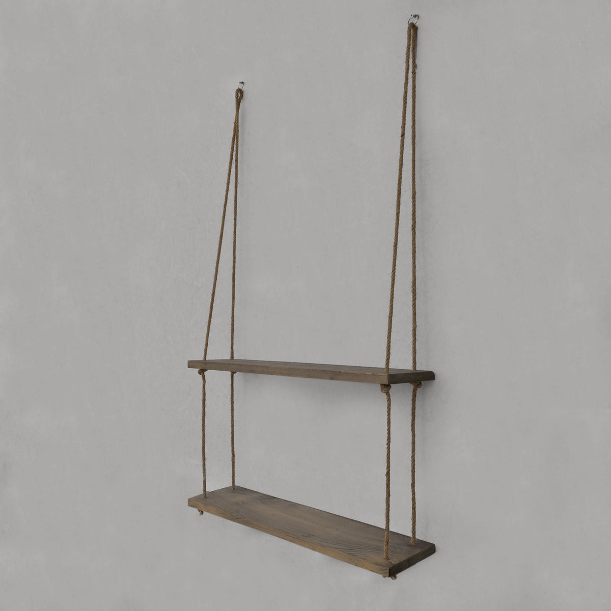 Ράφι Τοίχου Arkadi Καρυδί 60x14x60 εκ. Μασίφ Ξύλου