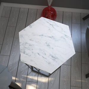Βοηθητικό Τραπεζάκι Persephone Marmo 40x35x62 εκ. Μελαμίνης