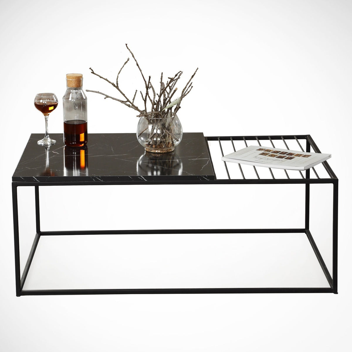 Τραπεζάκι Σαλονιού Pleione Royal 95x55x43 εκ. Μελαμίνης