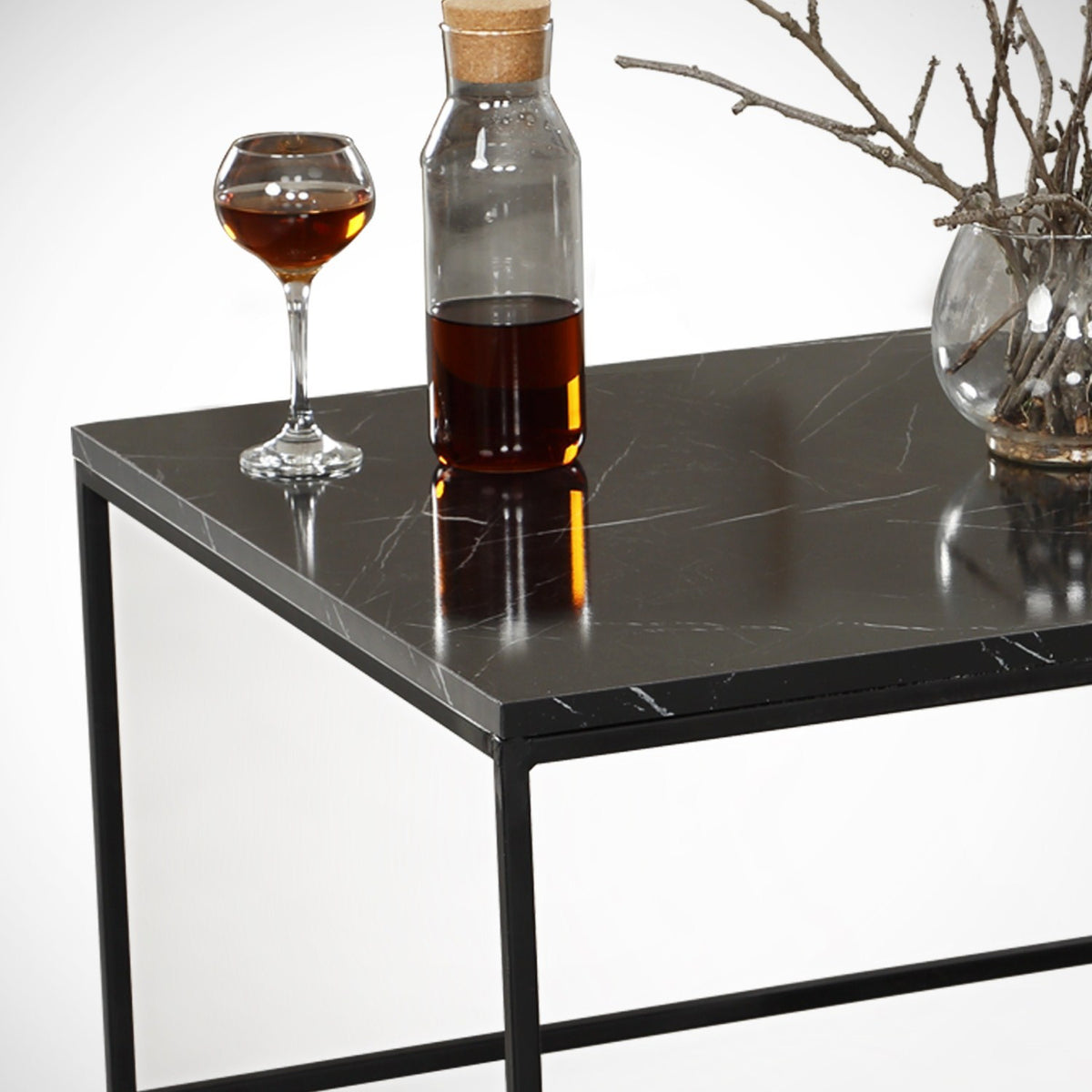 Τραπεζάκι Σαλονιού Pleione Royal 95x55x43 εκ. Μελαμίνης