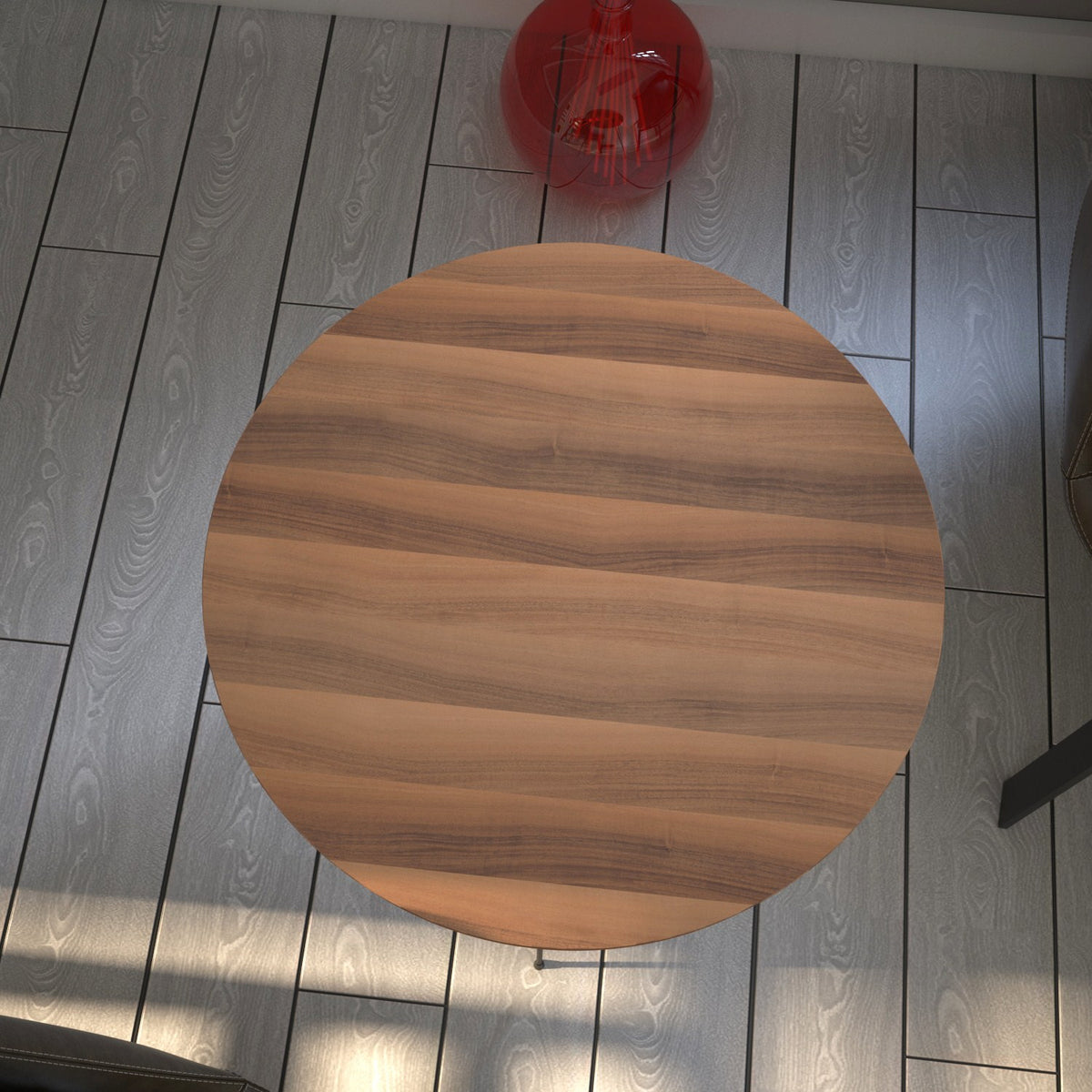 Βοηθητικό Τραπεζάκι Lilaia Καρυδί 40x40x44 εκ. Μελαμίνης