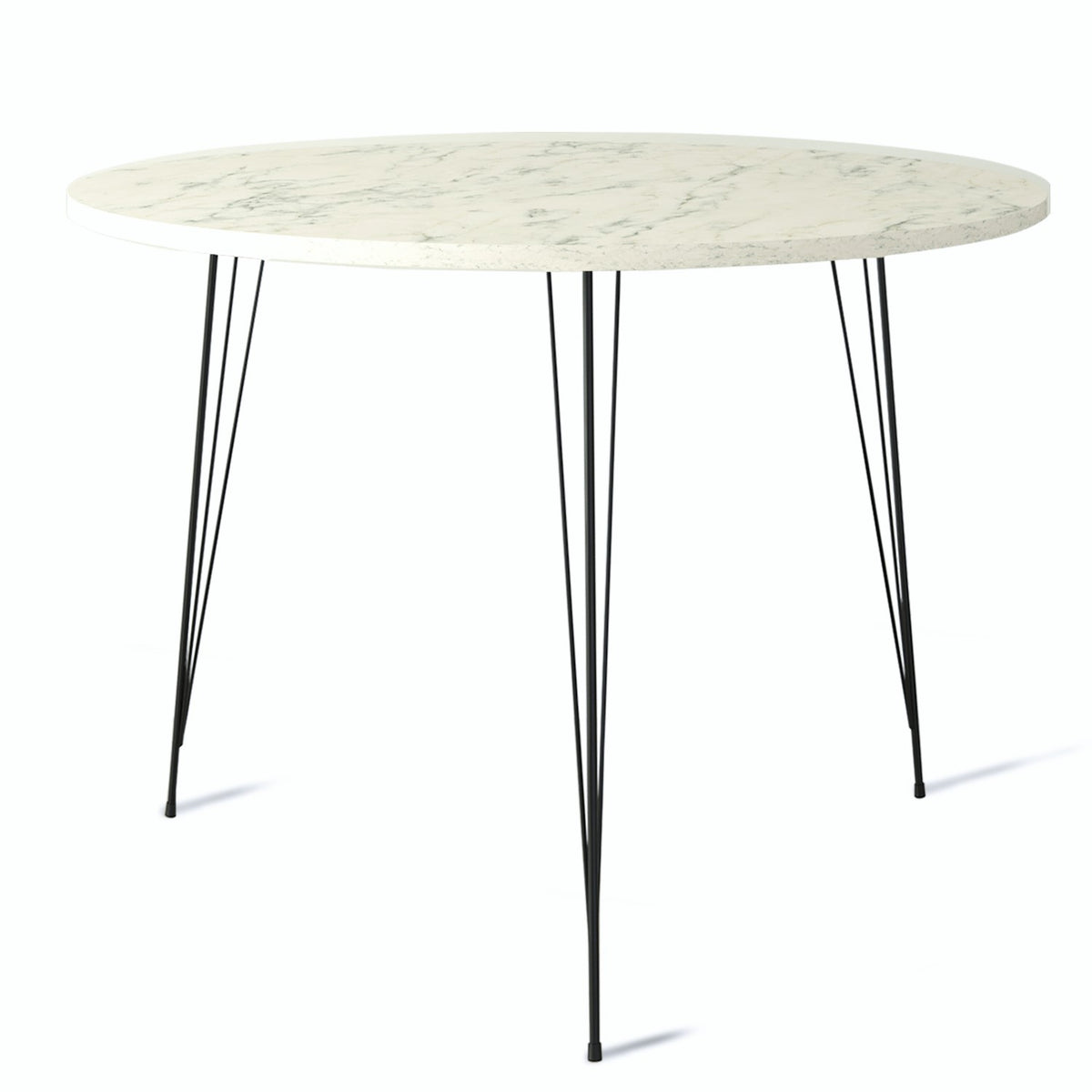 Τραπέζι Τραπεζαρίας Lilaia Marmo 90x90x75 εκ. Μελαμίνης