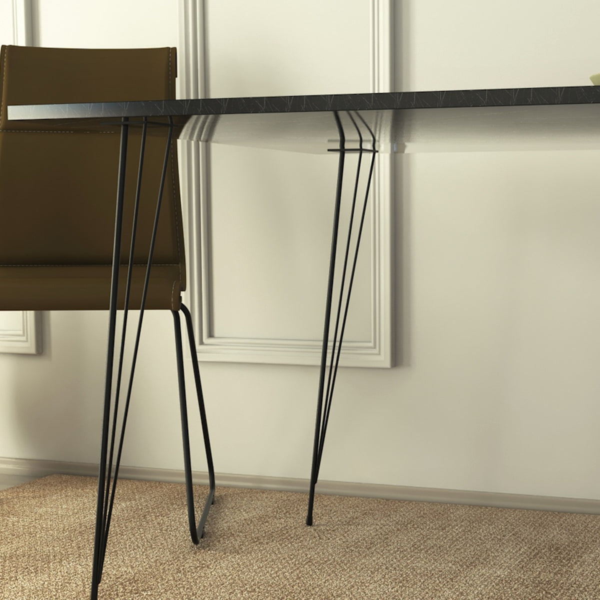 Τραπέζι Τραπεζαρίας Lilaia Royal 90x90x75 εκ. Μελαμίνης Κωδ. 2938