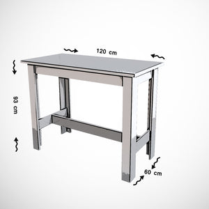 Τραπέζι Τραπεζαρίας Nausikaa Δρυς 120x60x93 εκ. Μελαμίνης Κωδ. 2943