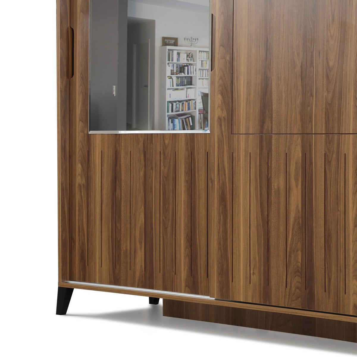 Ντουλάπα Fylakopi Καρυδί 150x60x216 εκ. Μελαμίνης