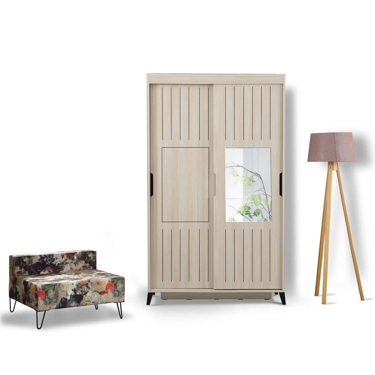 Ντουλάπα Fylakopi Δρυς 120x60x216 εκ. Μελαμίνης