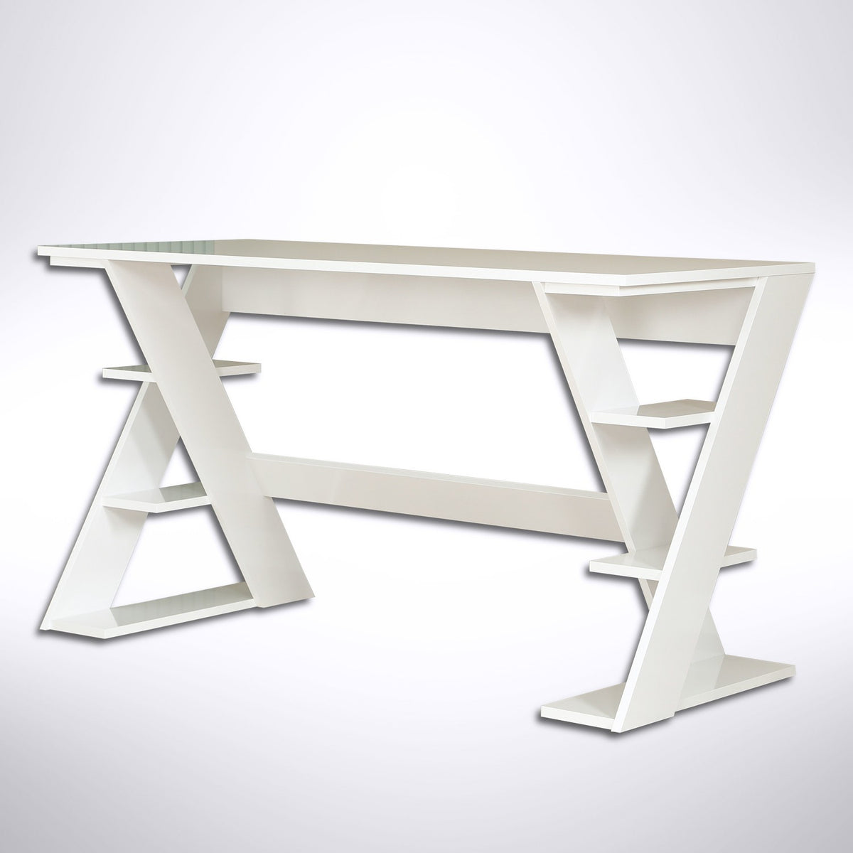 Γραφείο Lysithea Λευκό 140x60x73 εκ. Μελαμίνης