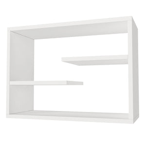 Ράφι Τοίχου Lefkara Λευκό 60x19.5x44 εκ. Μελαμίνης