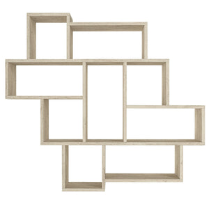 Ράφι Τοίχου Asgata Travertine 115.5x15x103.5 εκ. Μελαμίνης