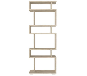 Βιβλιοθήκη Valtos Travertine 60x19.5x165 εκ. Μελαμίνης
